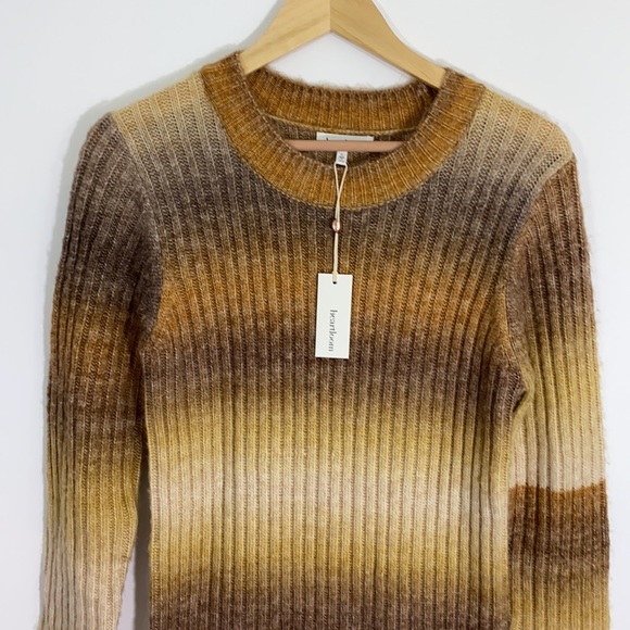 HEARTLOOM Marina Ombré Stripe Sweater Dress NWT Large - Picture 6 of 12